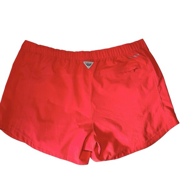 Columbia PFG Performance Fishing Gear Shorts Women's Size XL Pink Nylon - Picture 2 of 4